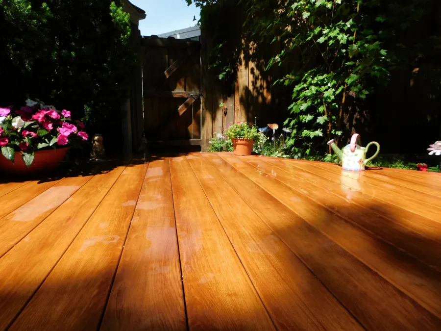 Custom Decks ground level Zuri deck englewood colorado