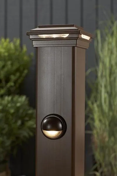 Custom Decks Post Cap Lights Trex Custom Decks Post Cap Lights Trex