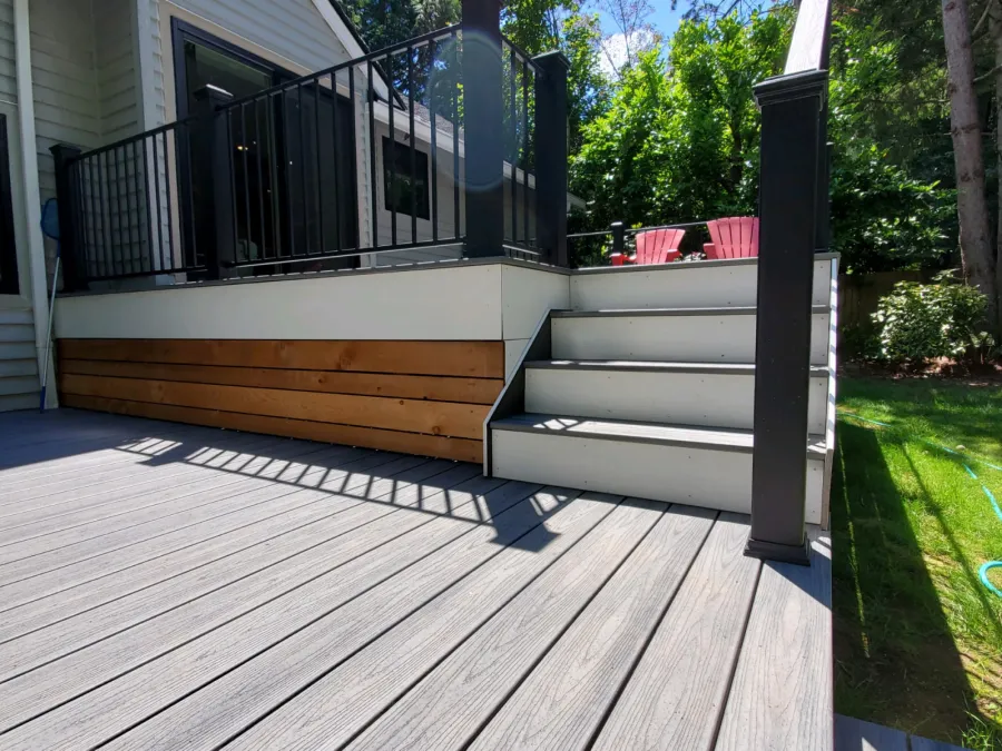 Custom Decks Wood Skirting Kenmore Washington Custom Decks Wood Skirting Kenmore Washington